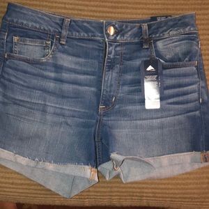 Medium Wash American Eagle Jean Shorts